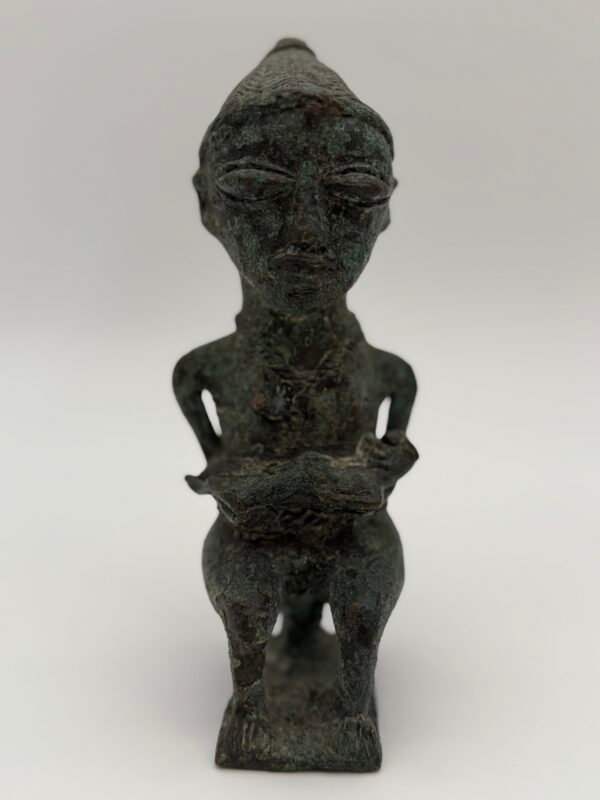 Yoruba Bronze Figures, Nigeria, Pair - Image 9