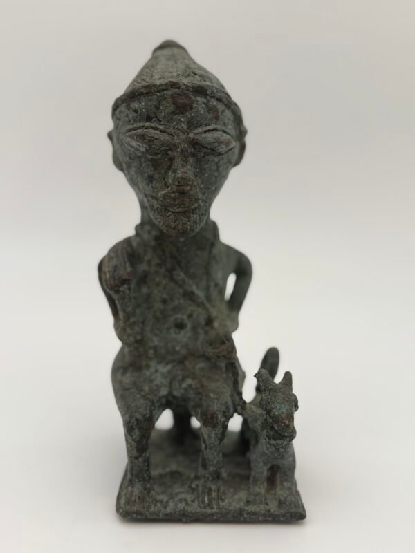 Yoruba Bronze Figures, Nigeria, Pair - Image 10