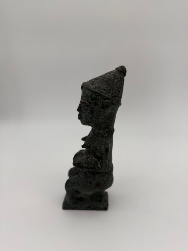 Yoruba Bronze Figures, Nigeria, Pair - Image 13