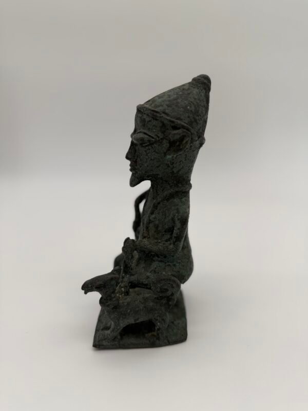 Yoruba Bronze Figures, Nigeria, Pair - Image 14