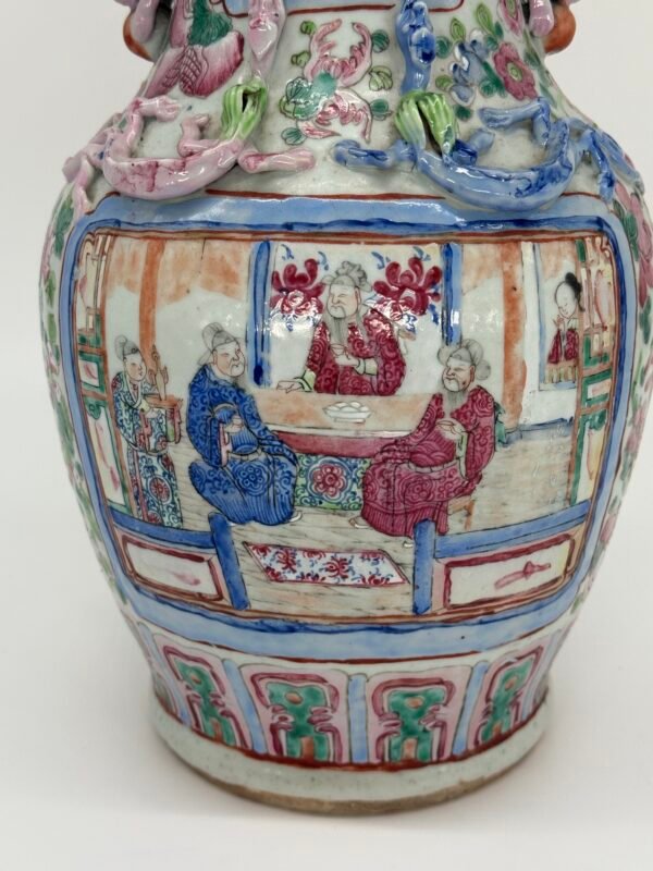 Famille Rose Vases, Chinese, 19th Century - Image 18