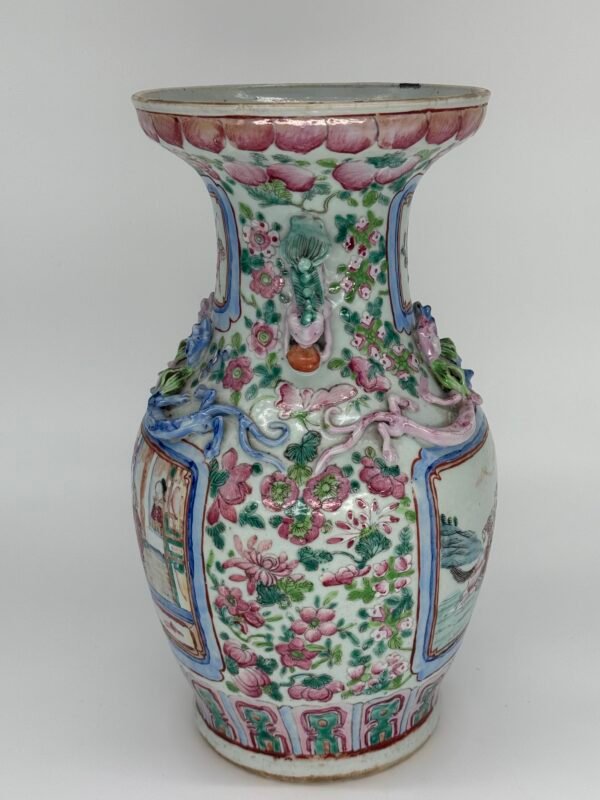 Famille Rose Vases, Chinese, 19th Century - Image 19