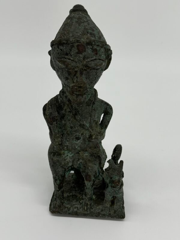Yoruba Bronze Figures, Nigeria, Pair - Image 5