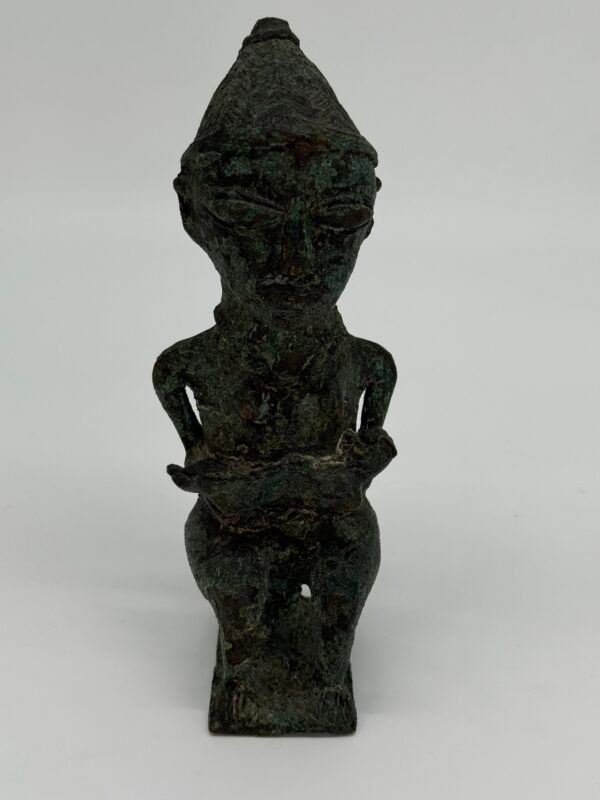 Yoruba Bronze Figures, Nigeria, Pair - Image 3
