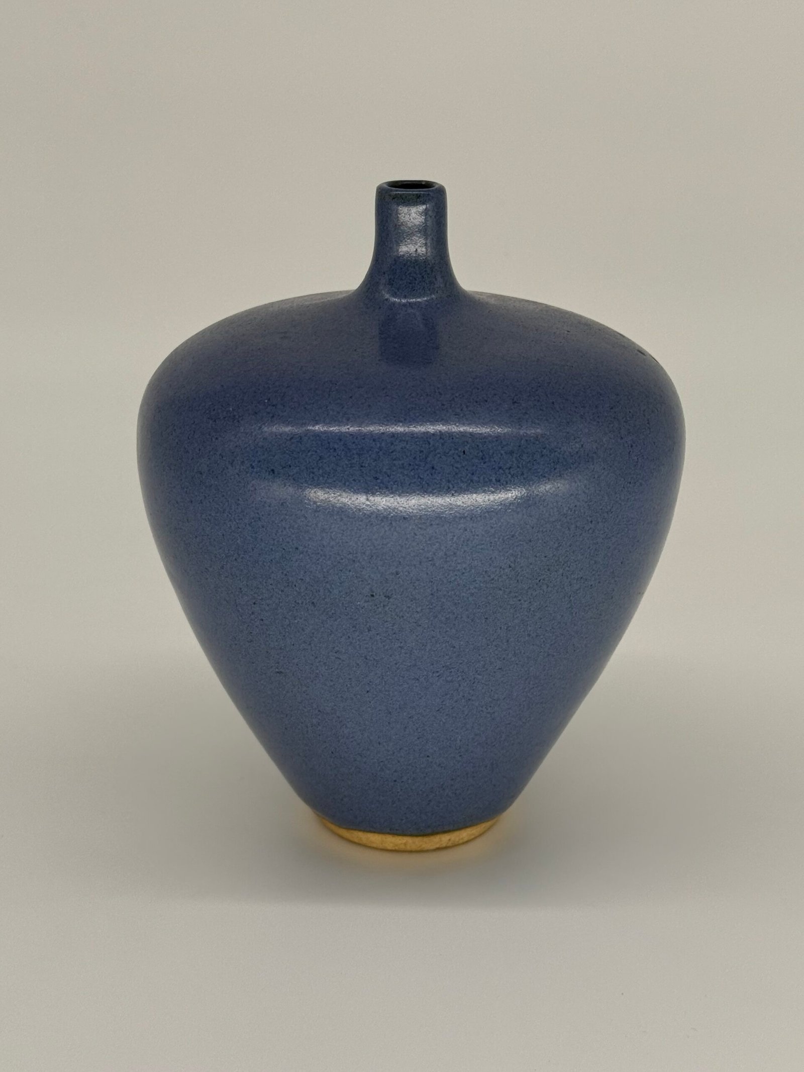 Stoneware Powder Blue Glazed Vase