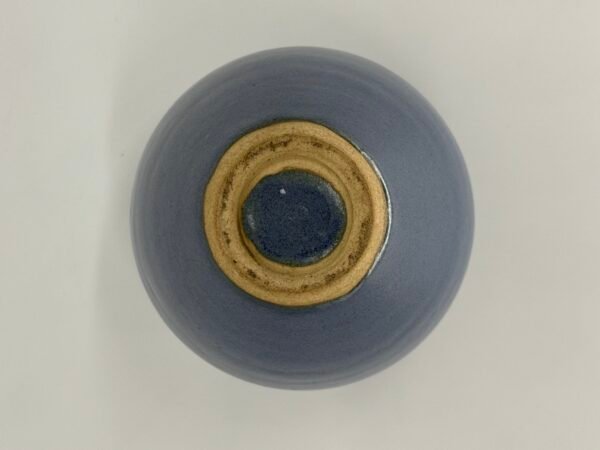 Stoneware Powder Blue Glazed Vase - Image 5