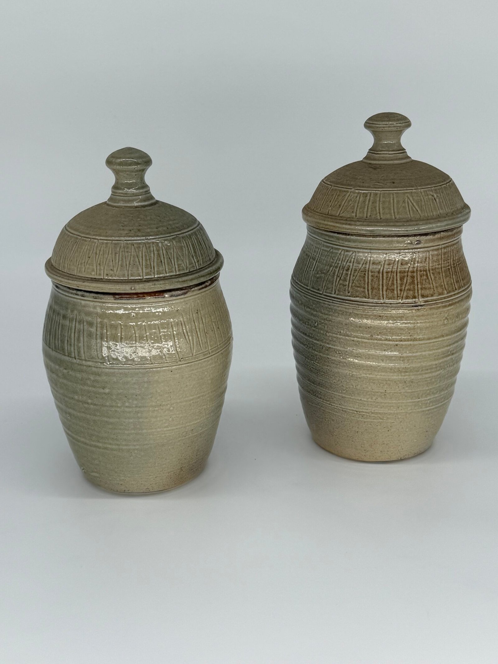 Storage Pots, Oxshott Studio, England, Mid 20th Century