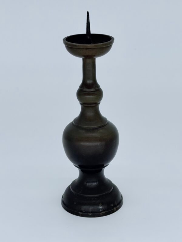Bronze Candle Stands, Buddhist, Japan, 19th C. - Image 6