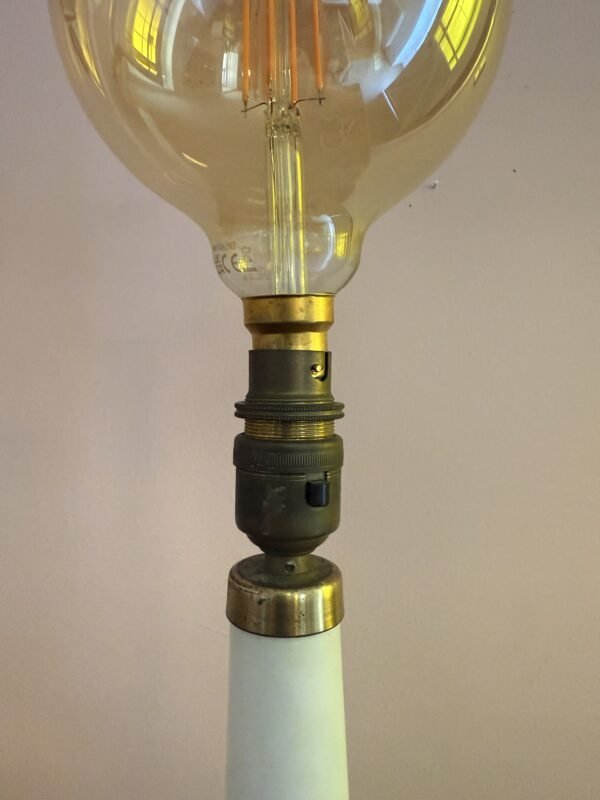 Mid-Century Modern Kastrup Glas Opaline Table Lamp, Denmark, 1960s - Image 7